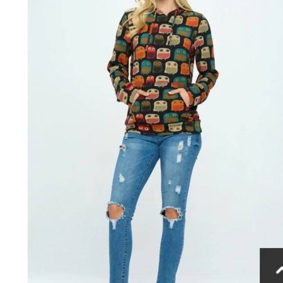 Owl Hoodie - Picture 2 of 5